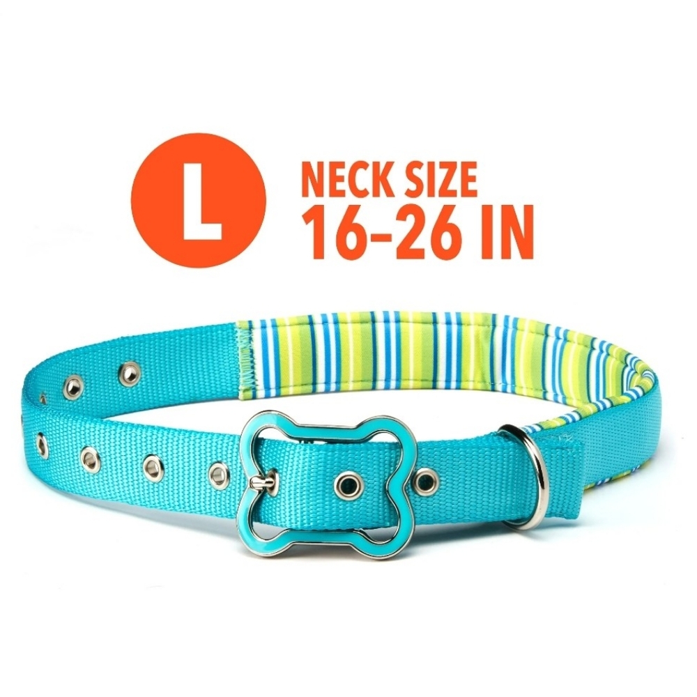 Vibrant Life Padded Dog Collar Size: L
